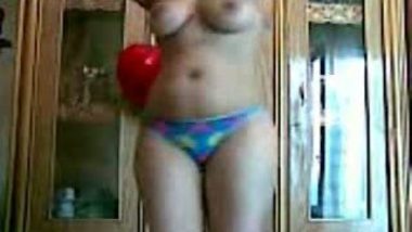 Arab Housewife Stripping And Showing
