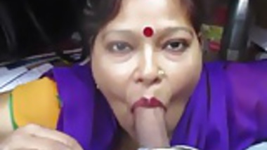 Desi Bhopal Aunty Blowjob And Cum Facial