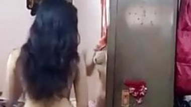 Selfie Bedroom Undress Flashing Nude Indian girl