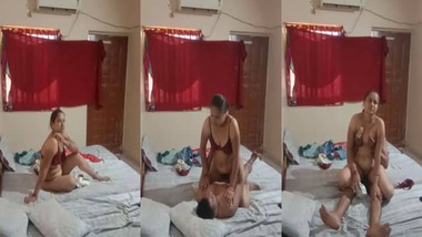 Couple caught fucking on home video
