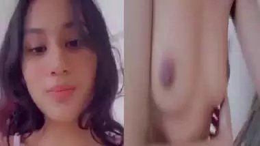 Cute GF stripping and small boobs show for lover