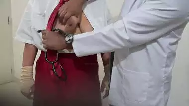 Indian doctor using student in hospital