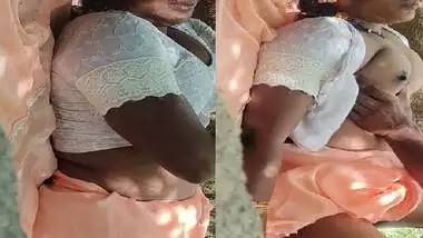 Telugu wife outdoor fucking with husband friend