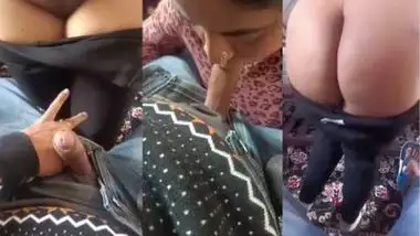 Devar sees ass and gets a blowjob in Bhabhi sex MMS