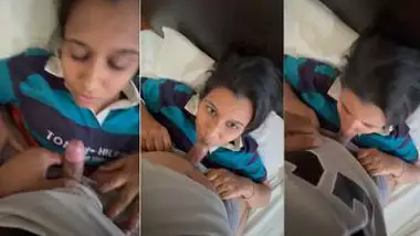 Young girl enjoys cock sucking in the Indian sex video