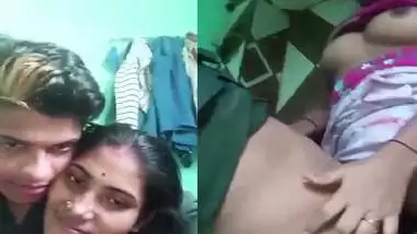 Young devar fucking bhabhi pussy and sucking boobs