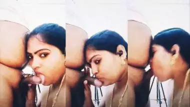 A working lady sucks manager?s dick in a Telugu sex video
